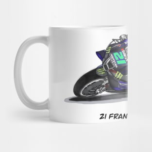 Drawing/Sketching MotoGP Team No 21 Franco Morbidelli Mug